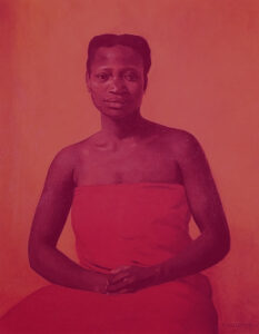 A imagem é uma foto de Tereza de Benguela, líder quilombola do século 18.